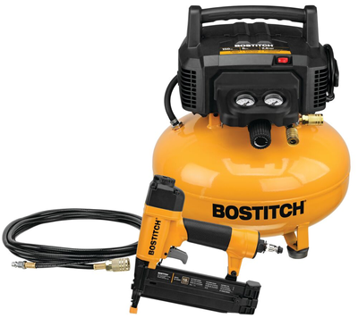 BOSTITCH 18 Guage Brad Nailer & Compressor Combo Kit - BTFP1KIT-CA