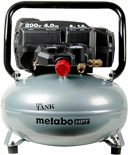 Metabo HPT "THE TANK" Pancake Air Compressor, 200 PSI, 6 Gallon (EC914S)