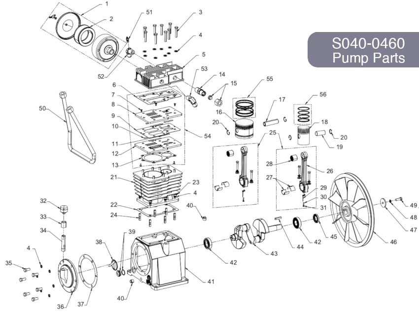 Pump S040-0460 Parts